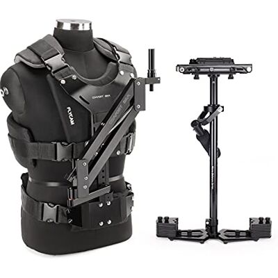 FLYCAM Estabilizador HD-5000 con Brazo y Chaleco Comfort Soporta hasta 5 kg con brazo Comfort, chaleco acolchado, estabilizador de 3 ejes, liberación rápida Unico y abrazadera. FLYCAM Estabilizador HD-5000 con Brazo y Chaleco Comfort Soporta hasta 5 kg con brazo Comfort, chaleco acolchado, estabilizador de 3 ejes, liberación rápida Unico y abrazadera.