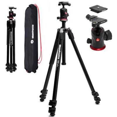 Manfrotto 290XTRA Trípode Cámara Aluminio con Rótula 496, 3 Secciones, 4 Ángulos, Cierres Rápidos, Placa Arca-Swiss, 10 kg, Bolsa, para DSLR, Cámaras sin Espejo y Compactas Manfrotto 290XTRA Trípode Cámara Aluminio con Rótula 496, 3 Secciones, 4 Ángulos, Cierres Rápidos, Placa Arca-Swiss, 10 kg, Bolsa, para DSLR, Cámaras sin Espejo y Compactas