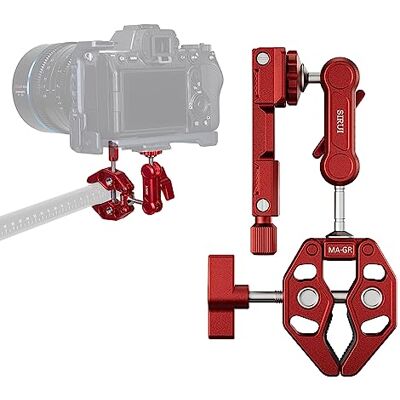 Sirui Brazo mágico para cámara Alien Series con Abrazadera para teléfono, Abrazadera articulada en Forma de Cangrejo con Tornillo de 1/4"-20, 3/8"-16 Agujeros, se Adapta a cámaras Sirui Brazo mágico para cámara Alien Series con Abrazadera para teléfono, Abrazadera articulada en Forma de Cangrejo con Tornillo de 1/4"-20, 3/8"-16 Agujeros, se Adapta a cámaras