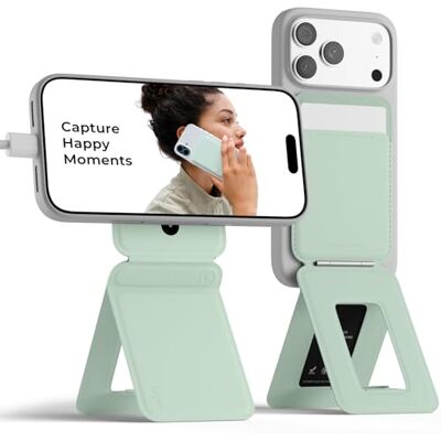 MOFT X Shantell Martin Trípode para Smartphone, Cartera 3 en 1 y Soporte Ajustable para Teléfono Móvil Soporte Magnético para Tarjetas Mini Trípode, Compatible con NFC, Piel Vegana MOVAS, Menta MOFT X Shantell Martin Trípode para Smartphone, Cartera 3 en 1 y Soporte Ajustable para Teléfono Móvil Soporte Magnético para Tarjetas Mini Trípode, Compatible con NFC, Piel Vegana MOVAS, Menta