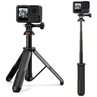 K&F CONCEPT 23,6" Trípode y Palo Selfie Invisible Telescópico de 60 cm, Compatible con Insta360, GoPro, dji Osmo Action 5Pro/4/3, AKASO, Luna Ultra K&F CONCEPT 23,6" Trípode y Palo Selfie Invisible Telescópico de 60 cm, Compatible con Insta360, GoPro, dji Osmo Action 5Pro/4/3, AKASO, Luna Ultra