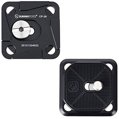 Sunwayfoto Placa QR con Clip de cámara CP-39 Compatible con Arca-Swiss, RRS (diseño de Dos Piezas) Placa de liberación rápida Sunwayfoto Placa QR con Clip de cámara CP-39 Compatible con Arca-Swiss, RRS (diseño de Dos Piezas) Placa de liberación rápida