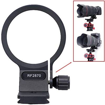 iShoot Anillo de montaje en trípode de 74,5 mm compatible con Canon RF 28-70 mm f/2L USM, soporte de lente soporte inferior es Arca-Swiss Fit placa de liberación rápida ranura de cola de milano iShoot Anillo de montaje en trípode de 74,5 mm compatible con Canon RF 28-70 mm f/2L USM, soporte de lente soporte inferior es Arca-Swiss Fit placa de liberación rápida ranura de cola de milano