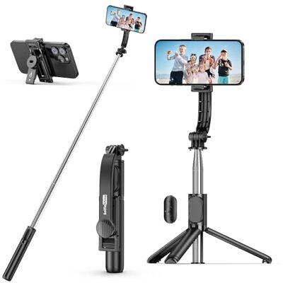 SelfieShow Palo Selfie Trípode, Mini Extensible 4 en 1 Selfie Stick Móvil con Inalámbrico Control Remoto, Monópode Extensible Compatible con iPhone 1/16/15/14/13/12/11/XS MAX/Samsung/Huawei, etc SelfieShow Palo Selfie Trípode, Mini Extensible 4 en 1 Selfie Stick Móvil con Inalámbrico Control Remoto, Monópode Extensible Compatible con iPhone 1/16/15/14/13/12/11/XS MAX/Samsung/Huawei, etc