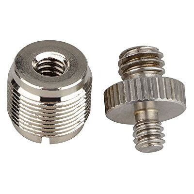 CAMVATE Convertir Tornillo 1/4 "-20 to 3/8" -16 & 5/8-27 to 1/4"-20 Adaptador CAMVATE Convertir Tornillo 1/4 "-20 to 3/8" -16 & 5/8-27 to 1/4"-20 Adaptador