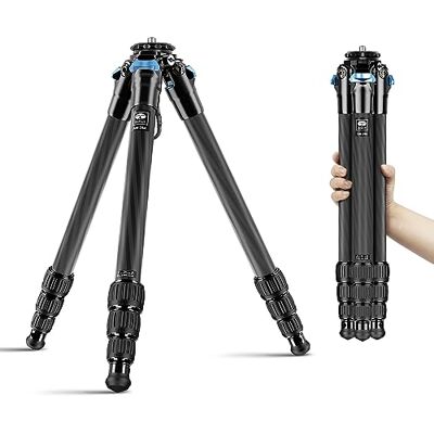 Sirui AM-284 Tripode de viaje profesional de fibra de carbono para cámara, DSLR, videocámara y smartphone, con carga máxima de 15 kg Sirui AM-284 Tripode de viaje profesional de fibra de carbono para cámara, DSLR, videocámara y smartphone, con carga máxima de 15 kg