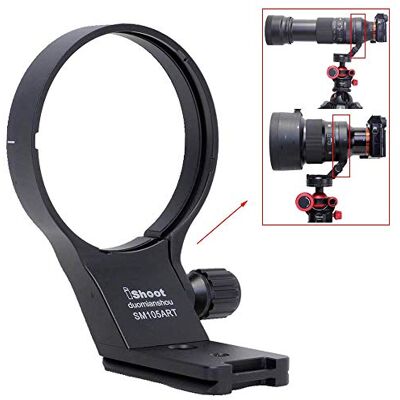 iShoot Anillo de Montaje en Trípode Collar de Lente Compatible con Sigma 105mm f/1.4 DG HSM Art & 100-400mm f/5-6.3 DG DN OS, Soporte de Lente inferior Arca-Swiss Fit Cámara Placa de Liberación Rápida iShoot Anillo de Montaje en Trípode Collar de Lente Compatible con Sigma 105mm f/1.4 DG HSM Art & 100-400mm f/5-6.3 DG DN OS, Soporte de Lente inferior Arca-Swiss Fit Cámara Placa de Liberación Rápida