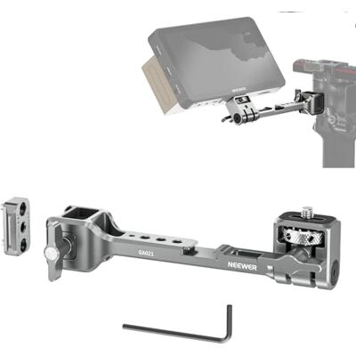 NEEWER Soporte NATO Monitor para RS Gimbal, Soporte Monitor Campo Rotación 360° Abrazadera NATO Zapata Fría y Roscas 1/4", Compatible con dji RS5 RS4 RS4PRO RS3 RS3PRO RS2 RSC2 RoninS RoninSC, GA021 NEEWER Soporte NATO Monitor para RS Gimbal, Soporte Monitor Campo Rotación 360° Abrazadera NATO Zapata Fría y Roscas 1/4", Compatible con dji RS5 RS4 RS4PRO RS3 RS3PRO RS2 RSC2 RoninS RoninSC, GA021