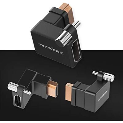 Tilta Adaptador HDMI de 90 grados TA-T01-HDA-90 Compatible con jaula BMPCC 4K 6K, cámara de cine de bolsillo Blackmagic 4K Rig Tilta Adaptador HDMI de 90 grados TA-T01-HDA-90 Compatible con jaula BMPCC 4K 6K, cámara de cine de bolsillo Blackmagic 4K Rig