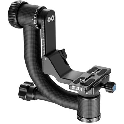 Sirui PH-20 Gimbal Head Cabezal Trípode Profesional de Fibra Carbono, Cabezal de Cardán Panorámico de 360° con Placa de Liberación Rápida Arca-Swiss, para Trípode y Monopié, Carga Máxima 20kg Sirui PH-20 Gimbal Head Cabezal Trípode Profesional de Fibra Carbono, Cabezal de Cardán Panorámico de 360° con Placa de Liberación Rápida Arca-Swiss, para Trípode y Monopié, Carga Máxima 20kg