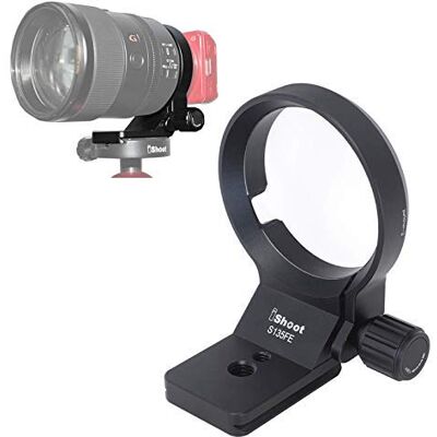 iShoot Anillo de Montaje en Trípode Collar de Lente Compatible con Sony FE 135mm f/1.8 GM Lens SEL135F18GM, Soporte de Lente Parte Inferior es Arca-Swiss Fit Cámara Placa de Liberación Rápida iShoot Anillo de Montaje en Trípode Collar de Lente Compatible con Sony FE 135mm f/1.8 GM Lens SEL135F18GM, Soporte de Lente Parte Inferior es Arca-Swiss Fit Cámara Placa de Liberación Rápida