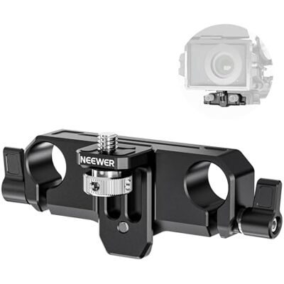 NEEWER Matte Box Soporte, LWS 15mm Abrazaderas de Varilla dDoble con Tornillo de 1/4" y Ajuste Vertical de 0,9"/22mm, Compatible con SmallRig Mini Matte Boxes, PG013 NEEWER Matte Box Soporte, LWS 15mm Abrazaderas de Varilla dDoble con Tornillo de 1/4" y Ajuste Vertical de 0,9"/22mm, Compatible con SmallRig Mini Matte Boxes, PG013