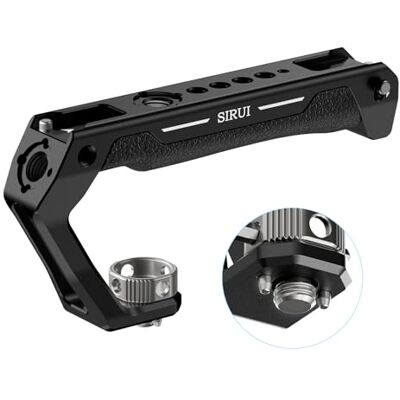 Sirui Top Handle Ligero, con Montaje de Roscado de Localización para ARRI de 3/8"-16, Top Handle Universal con 3 Adaptadores de Zapata SC-THA Sirui Top Handle Ligero, con Montaje de Roscado de Localización para ARRI de 3/8"-16, Top Handle Universal con 3 Adaptadores de Zapata SC-THA