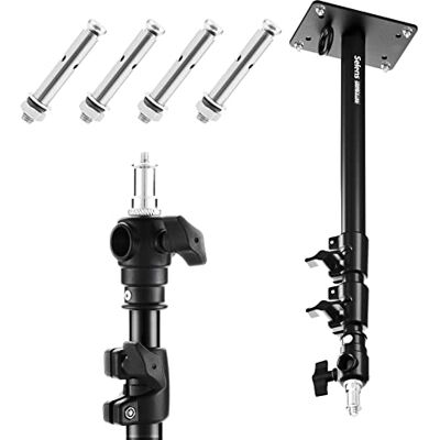 Selens Brazo de Montaje en Pared para cámara de 103 m con tornillo de rosca de 1/4 pulgadas 3/8 pulgadas, soporte de placa de metal para fotografía Selens Brazo de Montaje en Pared para cámara de 103 m con tornillo de rosca de 1/4 pulgadas 3/8 pulgadas, soporte de placa de metal para fotografía