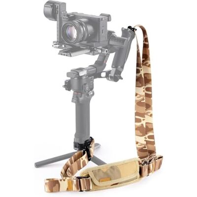 NEEWER RS4 RS3 Gimbal Correa Hombro, Correa Ajustable Acolchada Reductora Peso con Placa Base QD Buckle Liberación Rápida Compatible con DJI RS4 RS4 Pro RS3 RS3 Pro RS2 Sling Handle, Camuflaje, GA018 NEEWER RS4 RS3 Gimbal Correa Hombro, Correa Ajustable Acolchada Reductora Peso con Placa Base QD Buckle Liberación Rápida Compatible con DJI RS4 RS4 Pro RS3 RS3 Pro RS2 Sling Handle, Camuflaje, GA018