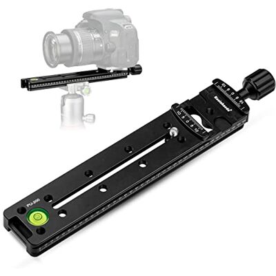 koolehaoda Abrazadera de liberación rápida de metal para cámara (200 mm, compatible con Arca Swiss koolehaoda Abrazadera de liberación rápida de metal para cámara (200 mm, compatible con Arca Swiss