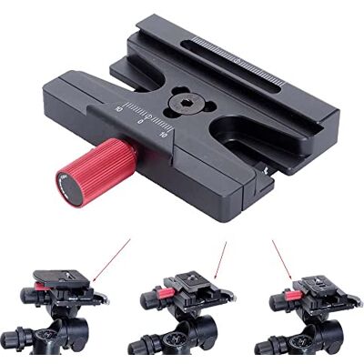 iShoot Adaptador Abrazadera convertidor Montaje para Arca Fit Placa de liberación rápida 200PL/410PL a Abrazadera de trípode RC4, Compatible con Manfrotto 405/410/488RC4/498RC4/808RC4 Cabeza de Bola iShoot Adaptador Abrazadera convertidor Montaje para Arca Fit Placa de liberación rápida 200PL/410PL a Abrazadera de trípode RC4, Compatible con Manfrotto 405/410/488RC4/498RC4/808RC4 Cabeza de Bola