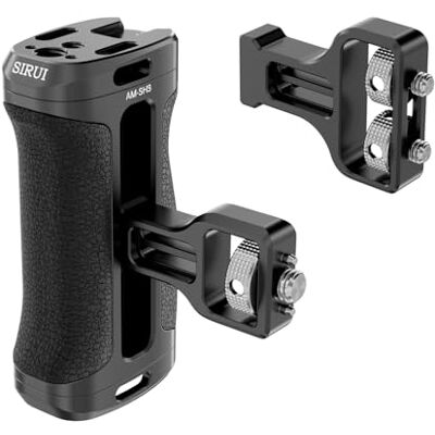 Sirui Mango Lateral con Localización para ARRI y con Tornillo de 1/4'' para Jaulas de Cámara, Side Handle Ergonómica Universal Am-SHS Sirui Mango Lateral con Localización para ARRI y con Tornillo de 1/4'' para Jaulas de Cámara, Side Handle Ergonómica Universal Am-SHS