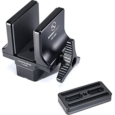 Sunwayfoto SM-86B Trípode de caza para rifles de pistola, soporte de sillín a adaptador de abrazadera Arca Swiss, negro Sunwayfoto SM-86B Trípode de caza para rifles de pistola, soporte de sillín a adaptador de abrazadera Arca Swiss, negro