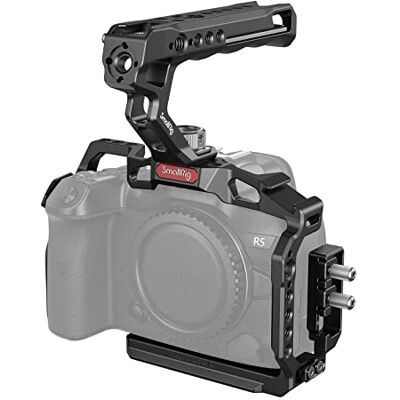 SMALLRIG Kit de Cage Jaula para Canon R5/R6/R5 C, Kit Handheld Dispuesta de Top Handle y Cable Clamp 3830 SMALLRIG Kit de Cage Jaula para Canon R5/R6/R5 C, Kit Handheld Dispuesta de Top Handle y Cable Clamp 3830