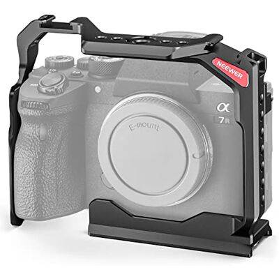 NEEWER Jaula A7 IV para cámara Completa Compatible con Sony Alpha 7R IV/a7 IV/a7S III/a1, aleación de Aluminio con Acceso/Arca Type QR Base Cambio rápido, Compatible con estabilizadores dji RS, CA004 NEEWER Jaula A7 IV para cámara Completa Compatible con Sony Alpha 7R IV/a7 IV/a7S III/a1, aleación de Aluminio con Acceso/Arca Type QR Base Cambio rápido, Compatible con estabilizadores dji RS, CA004