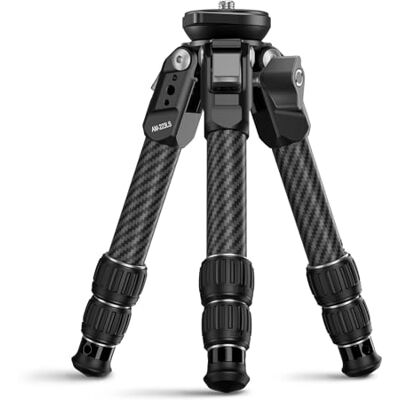 Sirui Mini trípode de fibra de carbono con base de tazón, carga máxima de 15kg, ultraligero (840g), 22,8 cm plegado, panorama de 360° e inclinación de ±15° para cámara, teléfono y vlogs (AM-223LS) Sirui Mini trípode de fibra de carbono con base de tazón, carga máxima de 15kg, ultraligero (840g), 22,8 cm plegado, panorama de 360° e inclinación de ±15° para cámara, teléfono y vlogs (AM-223LS)
