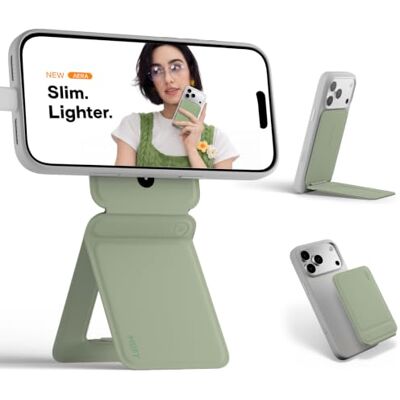 MOFT Trípode Soporte para Movil AERA, 3 En 1 Trípode Multifuncional Ángulos Ajustables Tamaño de Bolsillo Imanes Potentes Piel Vegana MOVAS Compatibilidad Universal Ideal para Vlogs MOFT Trípode Soporte para Movil AERA, 3 En 1 Trípode Multifuncional Ángulos Ajustables Tamaño de Bolsillo Imanes Potentes Piel Vegana MOVAS Compatibilidad Universal Ideal para Vlogs