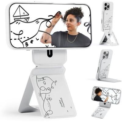 MOFT X Shantell Martin Trípode Movil para iPhone 17/16/15/14/13/12 Series, Trípode Universal Invisible Soporte para Teléfono con 3 Modos para Self-vlogging, Navegación, Fotografía Macro, Videollamada MOFT X Shantell Martin Trípode Movil para iPhone 17/16/15/14/13/12 Series, Trípode Universal Invisible Soporte para Teléfono con 3 Modos para Self-vlogging, Navegación, Fotografía Macro, Videollamada