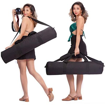 BOLLUMA 90x20cm Bolsa de Trípode Fotografía Acolchada Oxford con Correa el Hombro Ajustable para Manija, para Soportes de Luz, Paraguas, Trípodes, Monopodes BOLLUMA 90x20cm Bolsa de Trípode Fotografía Acolchada Oxford con Correa el Hombro Ajustable para Manija, para Soportes de Luz, Paraguas, Trípodes, Monopodes