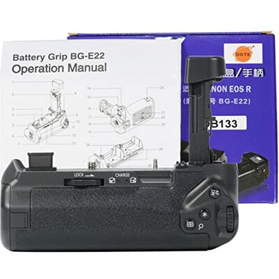 DSTE -UK Con obturador BG-E22 específico empuñadura de batería compatible con EOS R DSTE -UK Con obturador BG-E22 específico empuñadura de batería compatible con EOS R