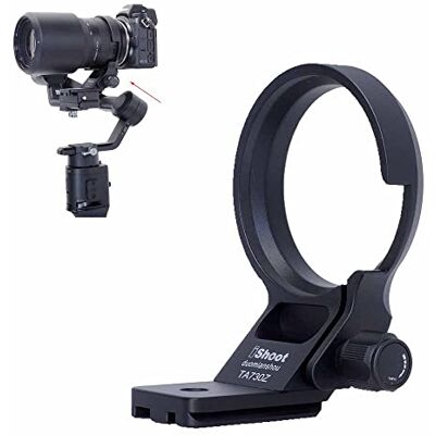 iShoot Anillo de Montaje en Trípode Collar de Lente Compatible con Tamron 70-300 f/4.5-6.3 Di RXD III A047 Z Mount, Soporte de Lente Parte Inferior es Arca-Swiss Fit Cámara Placa de Liberación Rápida iShoot Anillo de Montaje en Trípode Collar de Lente Compatible con Tamron 70-300 f/4.5-6.3 Di RXD III A047 Z Mount, Soporte de Lente Parte Inferior es Arca-Swiss Fit Cámara Placa de Liberación Rápida