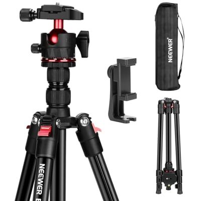 NEEWER Basics Trípode Viaje Travel Tripod para Cámara, 72" 183cm Compacto Ligero Portátil DSLR Soporte Rótula, Arca QR Placa, Soporte Móvil Compatible con iPhone Grabación Vídeo, Carga Máx 6kg, TP14 NEEWER Basics Trípode Viaje Travel Tripod para Cámara, 72" 183cm Compacto Ligero Portátil DSLR Soporte Rótula, Arca QR Placa, Soporte Móvil Compatible con iPhone Grabación Vídeo, Carga Máx 6kg, TP14