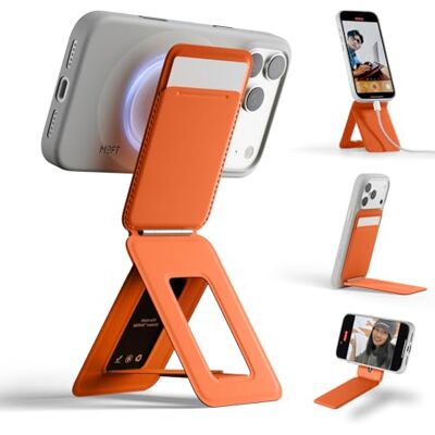 MOFT Trípode para Smartphone, Cartera 3 en 1 y Soporte Ajustable para Teléfono Móvil Soporte Magnético para Tarjetas Mini Trípode, Compatible con NFC, Piel Vegana MOVAS, Amanecer MOFT Trípode para Smartphone, Cartera 3 en 1 y Soporte Ajustable para Teléfono Móvil Soporte Magnético para Tarjetas Mini Trípode, Compatible con NFC, Piel Vegana MOVAS, Amanecer