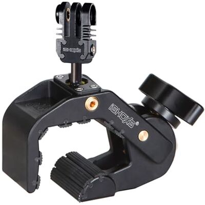 iSHOXS Shark Soporte Universal para cámaras de acción, Soporte de Abrazadera de Aluminio Adecuado para GoPro y cámaras de acción compatibles, Soporte para Motos y Bicicletas Actioncam iSHOXS Shark Soporte Universal para cámaras de acción, Soporte de Abrazadera de Aluminio Adecuado para GoPro y cámaras de acción compatibles, Soporte para Motos y Bicicletas Actioncam