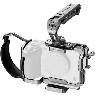 Sirui FX3 / FX30 Kit Jaula para Cámara con Top Handle, con Cable Clamp HDMI, Agujeros Roscados de 1/4"-20, Agujeros de Localización de 3/8"-16 para ARRI con NATO Nail para Sony FX3 / FX30 Sirui FX3 / FX30 Kit Jaula para Cámara con Top Handle, con Cable Clamp HDMI, Agujeros Roscados de 1/4"-20, Agujeros de Localización de 3/8"-16 para ARRI con NATO Nail para Sony FX3 / FX30