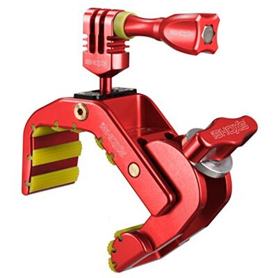 iSHOXS Shark Soporte Universal para cámaras de acción, Soporte de Abrazadera de Aluminio Adecuado para GoPro y cámaras de acción compatibles, Soporte para Motos y Bicicletas Actioncam iSHOXS Shark Soporte Universal para cámaras de acción, Soporte de Abrazadera de Aluminio Adecuado para GoPro y cámaras de acción compatibles, Soporte para Motos y Bicicletas Actioncam