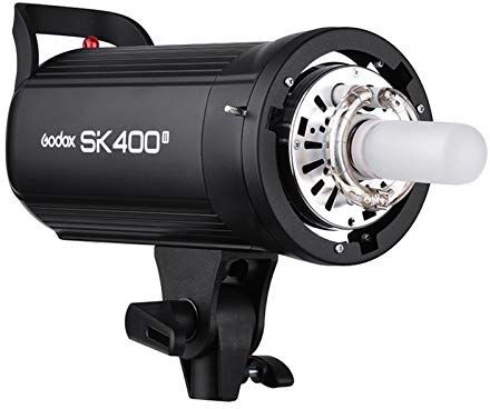 Godox SK400II Compactos 400Ws Estroboscopio Incorporado 2.4G Sistema Inalámbrico X GN65 5600K con 150W Modelado Lámpara para Comercio Electrónico Product Portrait Lifestyle Fotografía