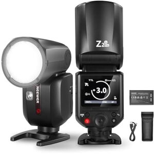NEEWER Z2 PRO-S 2.4G TTL Flash Cabeza Redonda Speedlite Compatible con Sony, Inalámbrico Compatible con Godox, 76Ws 1/8000s HSS, Interfaz Mejorada, TTL/M TCM Switch, 7,2V/3000mAh Batería, 600 Flash NEEWER Z2 PRO-S 2.4G TTL Flash Cabeza Redonda Speedlite Compatible con Sony, Inalámbrico Compatible con Godox, 76Ws 1/8000s HSS, Interfaz Mejorada, TTL/M TCM Switch, 7,2V/3000mAh Batería, 600 Flash
