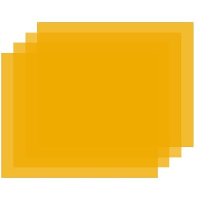 Selens 4 filtros de iluminación Naranja cto, corrección de Color superposiciones transparentes, película de lámina para foco estroboscópico de 800 W Selens 4 filtros de iluminación Naranja cto, corrección de Color superposiciones transparentes, película de lámina para foco estroboscópico de 800 W
