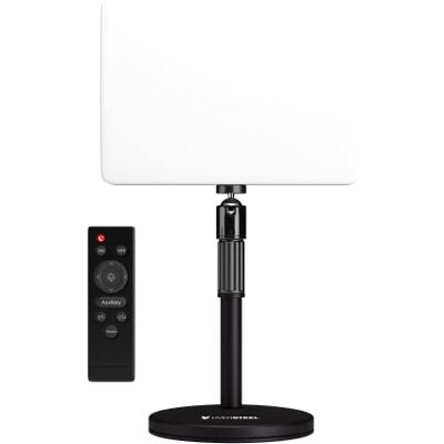 Oversteel Chromius Lámpara Led Para Streaming con Soporte, Temperatura Color Ajustable 3000-6500K, Mando a Distancia Oversteel Chromius Lámpara Led Para Streaming con Soporte, Temperatura Color Ajustable 3000-6500K, Mando a Distancia