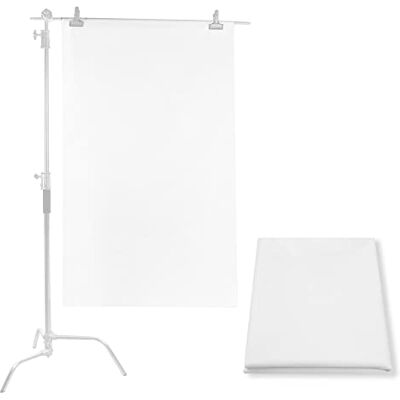 Selens 1 x 1,7 m Difusor de Tela de Nylon Seda Blanco difusión modificador de luz sin Costuras para iluminación fotográfica, softbox y Tiendas de luz Selens 1 x 1,7 m Difusor de Tela de Nylon Seda Blanco difusión modificador de luz sin Costuras para iluminación fotográfica, softbox y Tiendas de luz