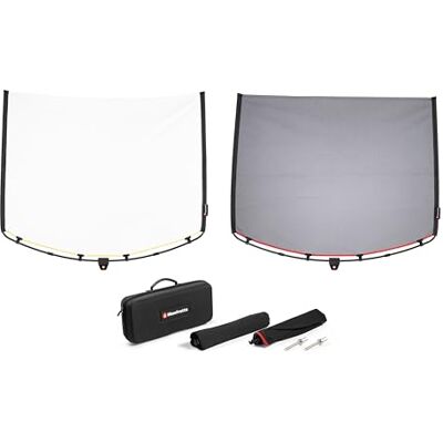 Manfrotto Rapid Flag Kit de 60 cm x 91 cm 24'' x 36'' RapidExoframes Bastidor de Aluminio Rápido Incluye un Maletín de Transporte Compacto Ultraportátil LL LR1912 Manfrotto Rapid Flag Kit de 60 cm x 91 cm 24'' x 36'' RapidExoframes Bastidor de Aluminio Rápido Incluye un Maletín de Transporte Compacto Ultraportátil LL LR1912