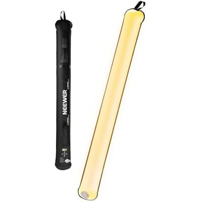 NEEWER Basics 21W Luz Relleno LED Mano, 89cm Iluminación Video Inflable Portátil Bicolor TPU con Inflador 2700-6500K 1300Lux 12 Escenas CRI95 2500mAh para Fotografía Estudio Grabación Video, GC21B NEEWER Basics 21W Luz Relleno LED Mano, 89cm Iluminación Video Inflable Portátil Bicolor TPU con Inflador 2700-6500K 1300Lux 12 Escenas CRI95 2500mAh para Fotografía Estudio Grabación Video, GC21B
