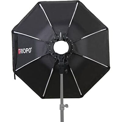 Desconocido Triopo Octagon Softbox Difusor de luz de 65 cm con soporte tipo S compatible con Godox V1 AD200 Profoto A1 F1-250 F1-200 Flash Lighting Desconocido Triopo Octagon Softbox Difusor de luz de 65 cm con soporte tipo S compatible con Godox V1 AD200 Profoto A1 F1-250 F1-200 Flash Lighting