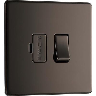British General BG Electrical NBS50 Unidad de conexión fusionada con interruptor de metal, negro, , 250V British General BG Electrical NBS50 Unidad de conexión fusionada con interruptor de metal, negro, , 250V