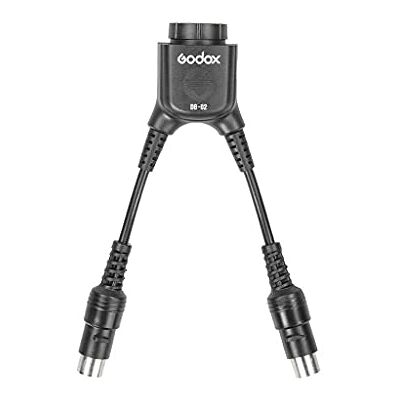 Godox DB-02 Adaptador en Y para PROPAC Power Pack PB960, Color Negro Godox DB-02 Adaptador en Y para PROPAC Power Pack PB960, Color Negro