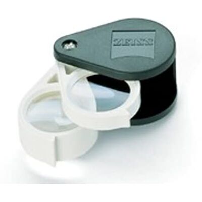 Zeiss plegable lupa Ar crema + 30 dioptrías Zeiss plegable lupa Ar crema + 30 dioptrías