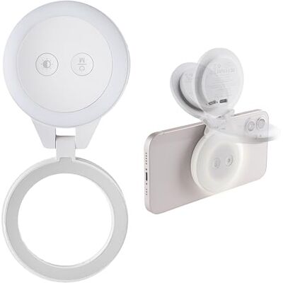 PGYTECH MagGlow Luz de Relleno Magnética para Móvil, Luz de Selfie MagSafe, Anillo de Luz LED Magnético Portátil con Luz Fría/Suave/Cálida, para Selfies/Fotografía/Vídeo (Gris Niebla) PGYTECH MagGlow Luz de Relleno Magnética para Móvil, Luz de Selfie MagSafe, Anillo de Luz LED Magnético Portátil con Luz Fría/Suave/Cálida, para Selfies/Fotografía/Vídeo (Gris Niebla)