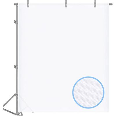 NEEWER 2 Yard x 60inch/1,8 x 1,5M Polyester Blanco Seamless Tela Difusora para Fotografía Ventana de luz, Tienda de Luz y Modificador de Luz NEEWER 2 Yard x 60inch/1,8 x 1,5M Polyester Blanco Seamless Tela Difusora para Fotografía Ventana de luz, Tienda de Luz y Modificador de Luz
