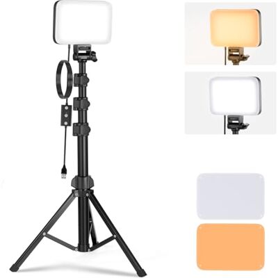 NEEWER Básico Panel Luz Vídeo LED Kit, Bicolor Estudio Luz Portátil Regulables con Soporte para Trípode y Filtros, 3200K~5600K CRI 95 750lux para Fotografía, Grabación, Transmisión en Vivo, BP66 NEEWER Básico Panel Luz Vídeo LED Kit, Bicolor Estudio Luz Portátil Regulables con Soporte para Trípode y Filtros, 3200K~5600K CRI 95 750lux para Fotografía, Grabación, Transmisión en Vivo, BP66